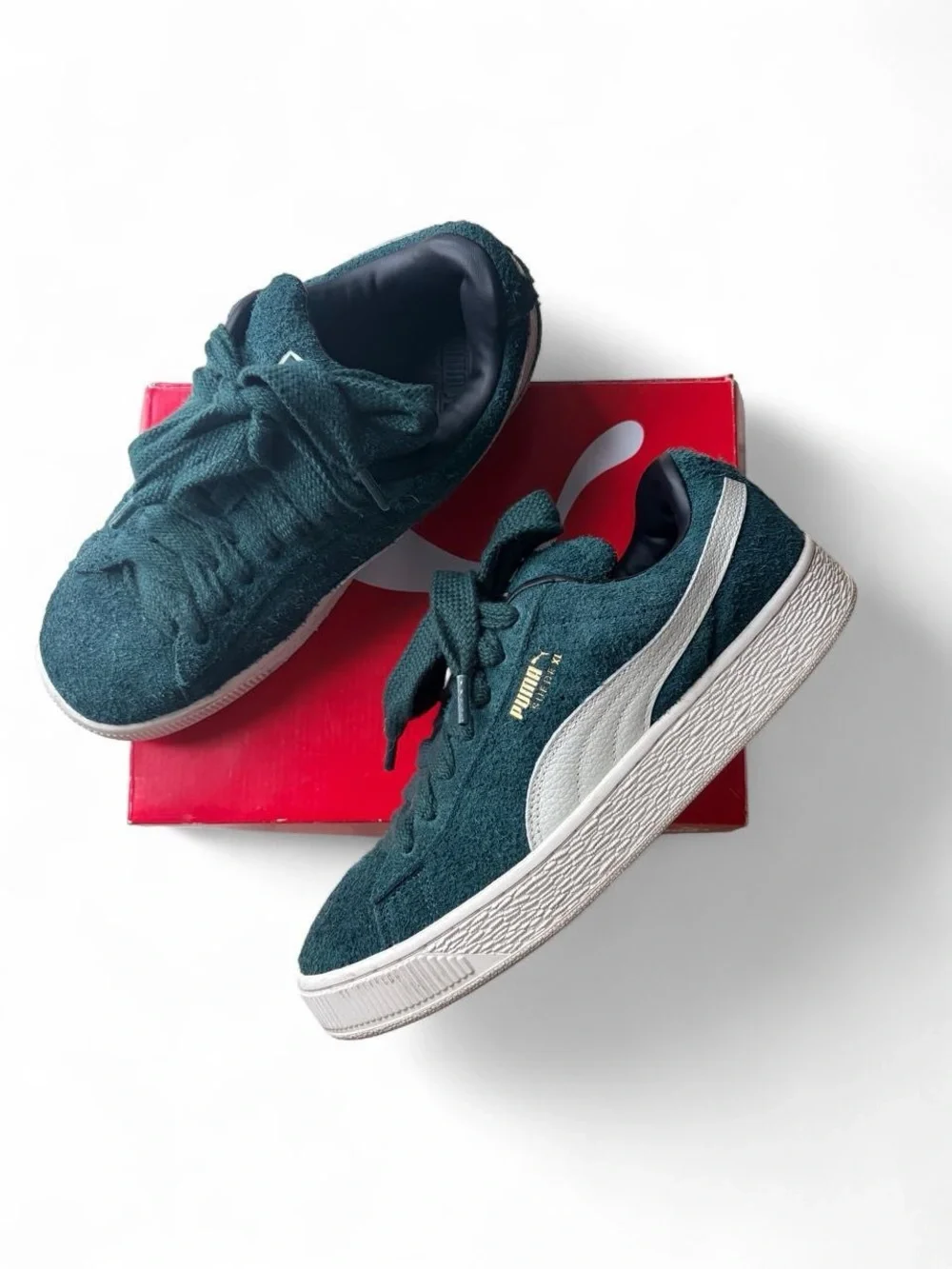 Puma Suede XL “Jackhammer – Dark Myrtle” Sneakers – Women’s Size 8.5